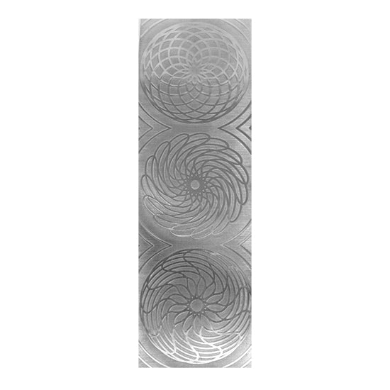 Textured Metal - Mandala Swirls silver