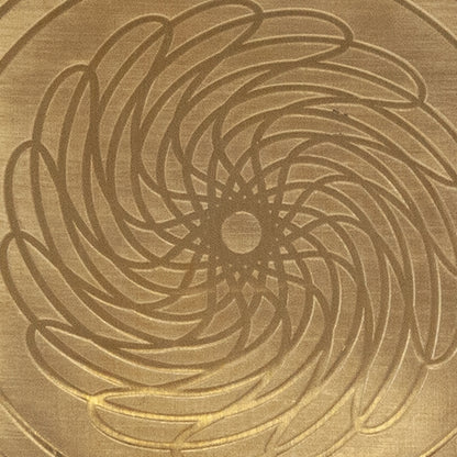 Textured Metal - Mandala Swirls bronze