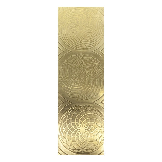 Textured Metal - Mandala Swirls brass