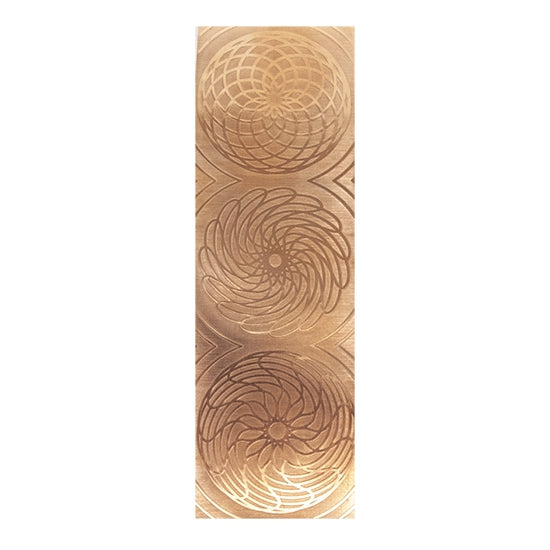 Textured Metal - Mandala Swirls copper