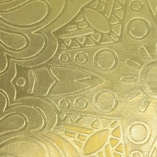 Textured Metal - Coloring Book brass