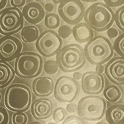 Textured Metal - Mod Circles brass