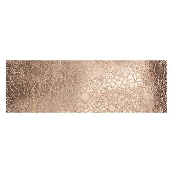 Textured Metal - Flower Patch copper