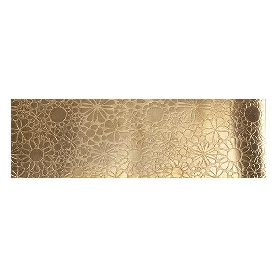 Textured Metal - Flower Patch bronze