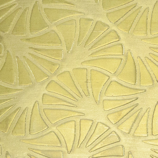 Textured Metal - Ginkgo Leaves  brass