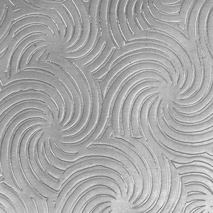Textured Metal - Pinwheel silver