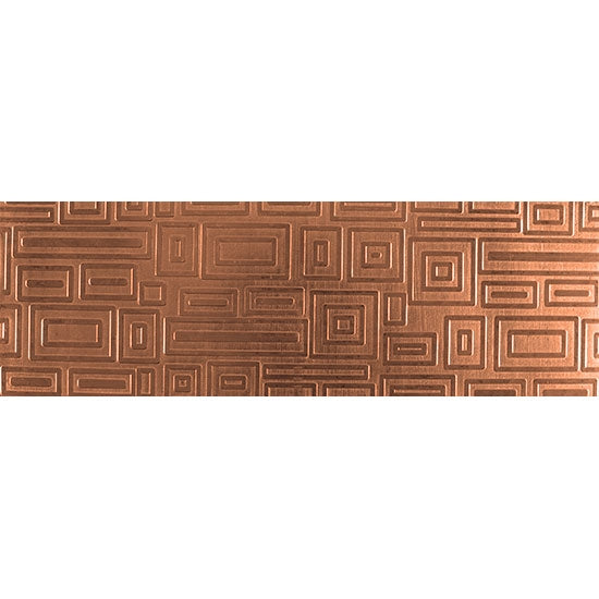 Textured Metal - Square Dance - Copper