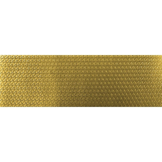 Textured Metal - Perpetual Curl - Brass 22 gauge