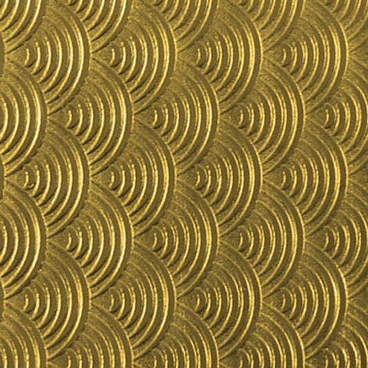 Textured Metal - Over the Rainbow Small - Brass 22 gauge