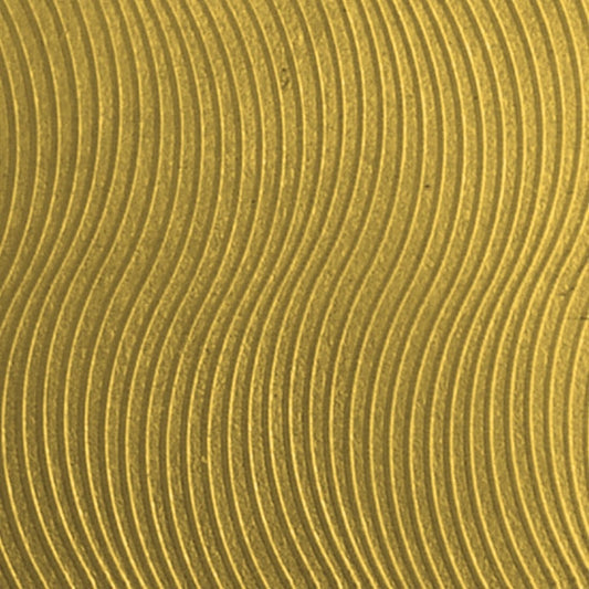 Textured Metal - Mini Wave - Brass 22 gauge