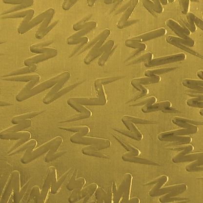 Textured Metal - Chicken Scratch - Brass 22 gauge - Cool Tools