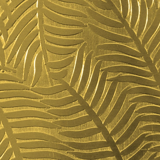 Textured Metal - Ferns or Feathers - Brass 22 gauge