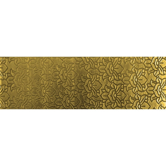 Textured Metal - Lotus Waterfall - Brass 22 gauge