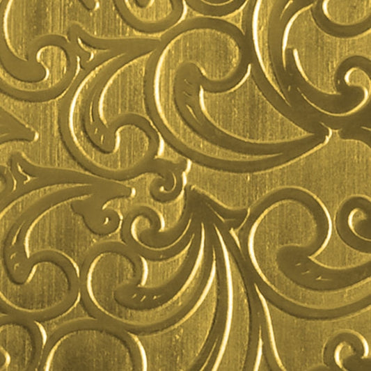 Textured Metal - Whirlwind - Brass 22 gauge