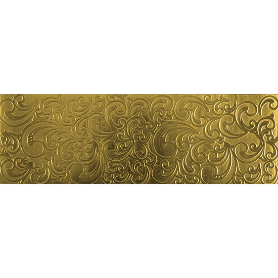 Textured Metal - Whirlwind - Brass 22 gauge