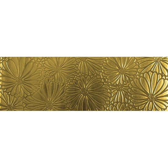 Textured Metal - Spontaneous Bloom - Brass 22 gauge