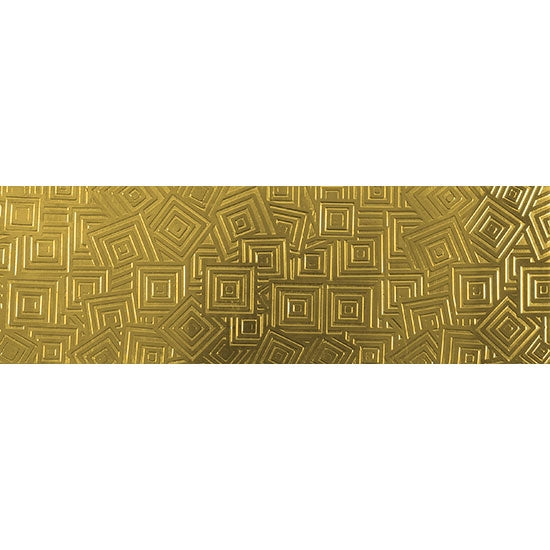 Textured Metal - Square Upon Square - Brass 22 gauge