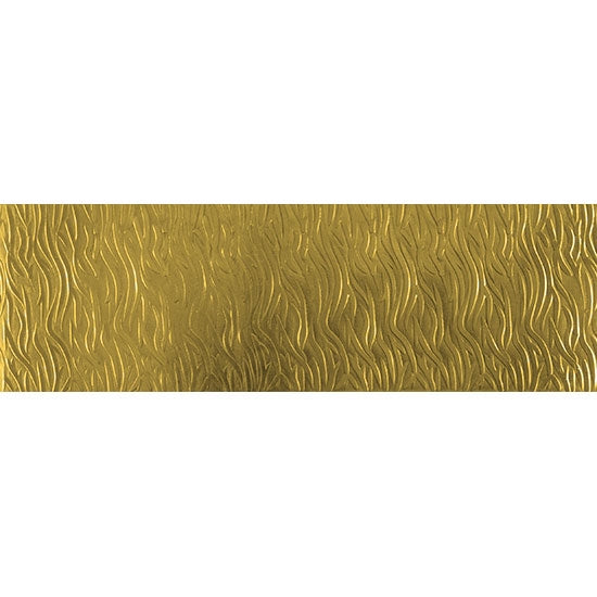 Textured Metal - Zebra - Brass 22 gauge