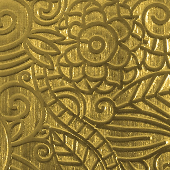 Textured Metal - Avatar Jungle - Brass 22 gauge 