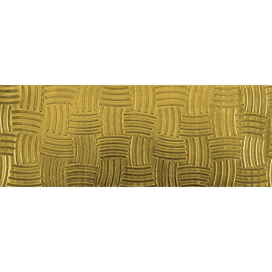 Textured Metal - Weave It - Brass 22 gauge