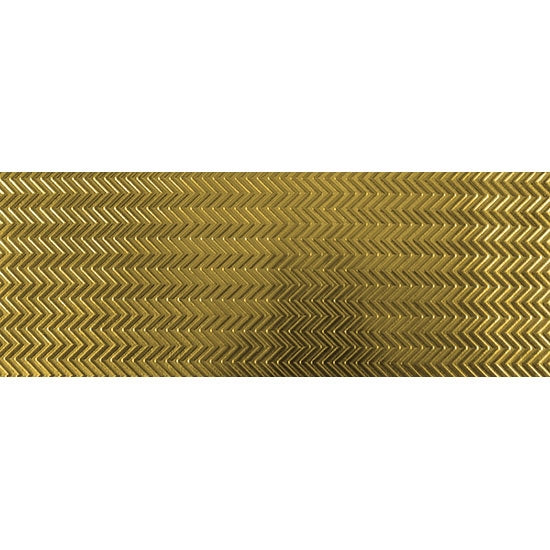 Textured Metal - Narrow Arrow - Brass 22 gauge