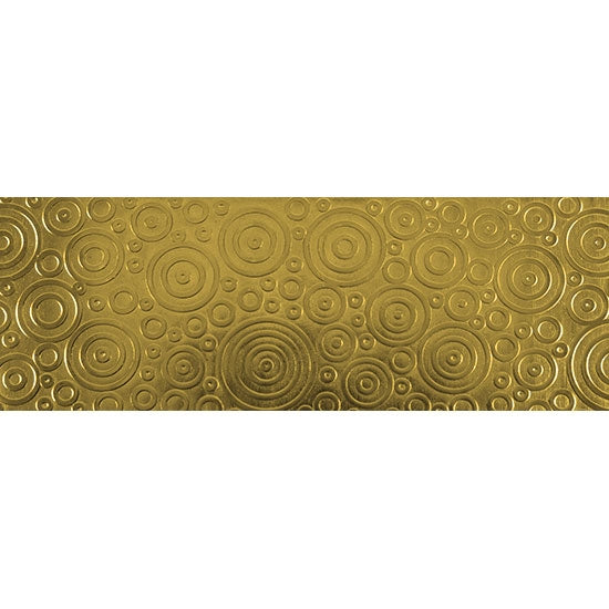 Textured Metal - Bubble Trouble - Brass 22 gauge