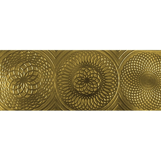 Textured Metal - Mandala - Brass 22 gauge