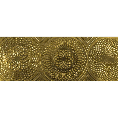 Textured Metal - Mandala - Brass 22 gauge