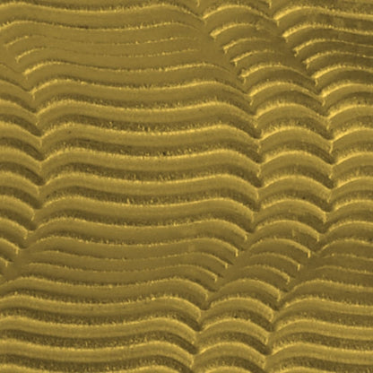 Textured Metal - Heat Wave - Brass 22 gauge
