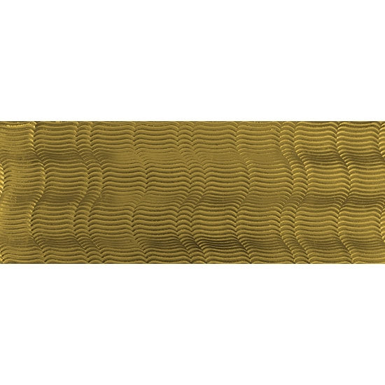 Textured Metal - Heat Wave - Brass 22 gauge