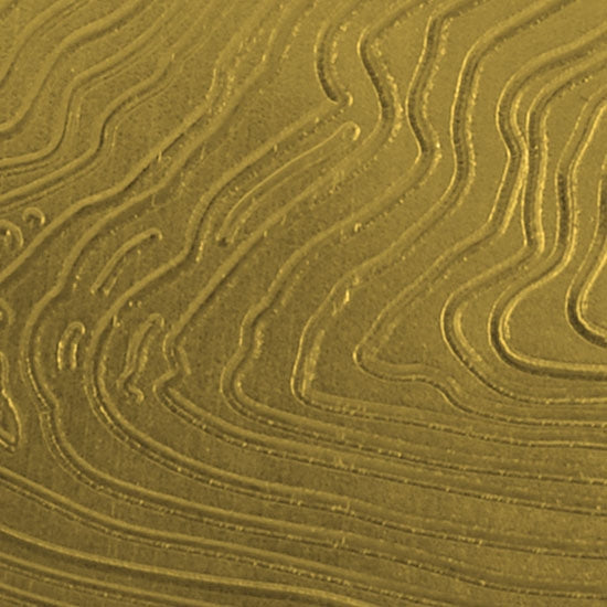 Textured Metal - Topography - Brass 22 gauge