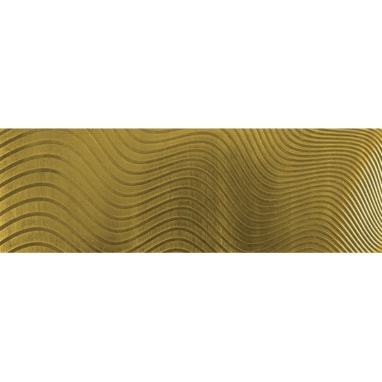 Textured Metal - Full Body Wave - Brass 22 gauge