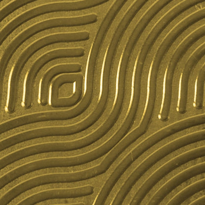 Textured Metal - Groovy - Brass 22 gauge