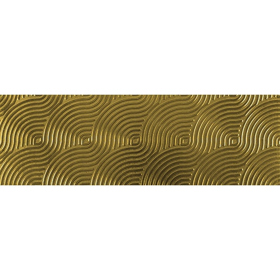 Textured Metal - Groovy - Brass 22 gauge