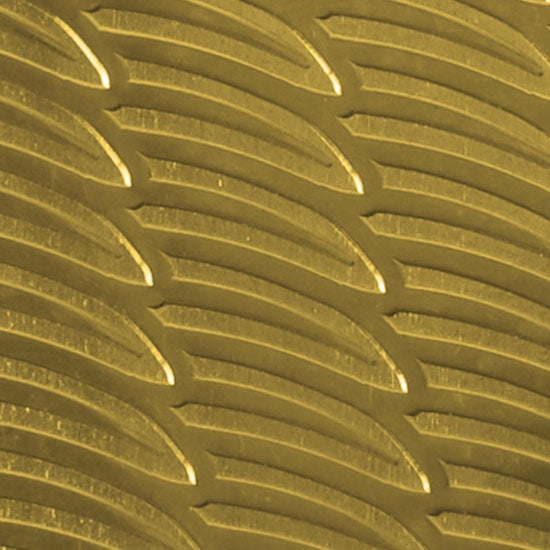 Textured Metal - Going Bananas - Brass 22 gauge