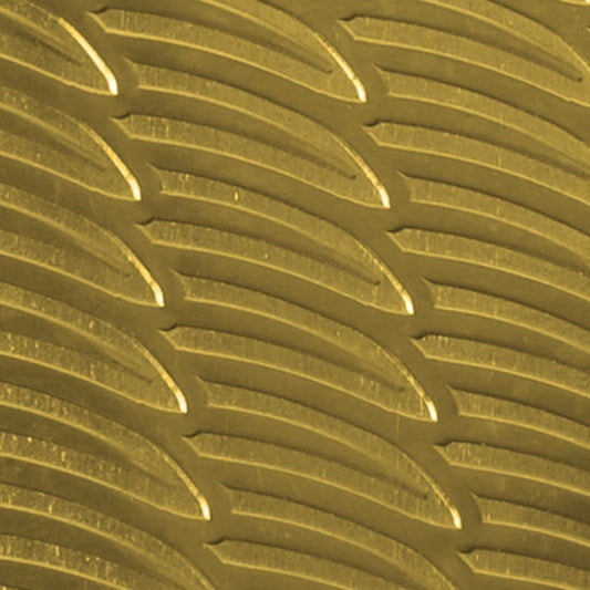 Textured Metal - Going Bananas - Brass 22 gauge