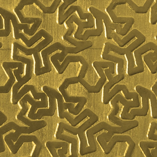 Textured Metal - Tessellation - Brass 22 gauge