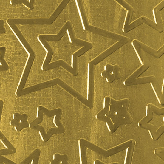 Textured Metal - Star Struck - Brass 22 gauge