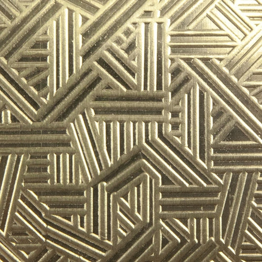 Textured Metal - Which Way - Brass 22 gauge