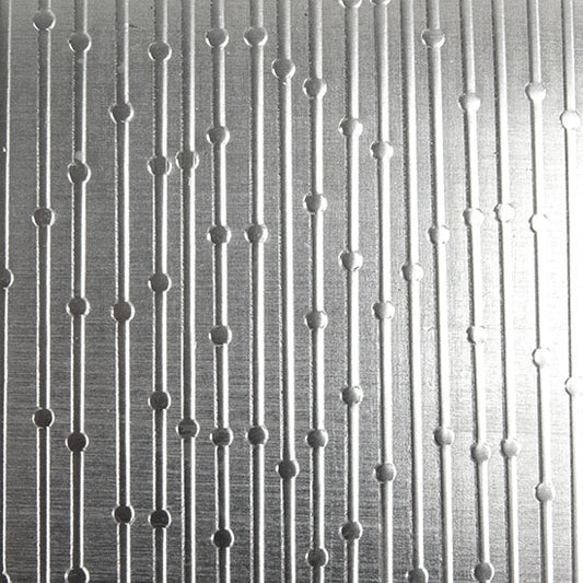 Textured Metal - Beaded Curtain - Fine Silver