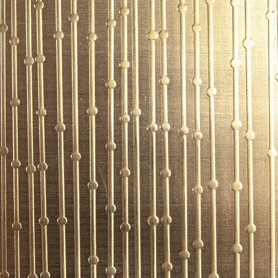 Textured Metal - Beaded Curtain - Bronze 22 gauge