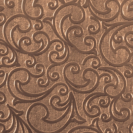 Textured Metal - Whirlwind Small - Bronze 22 gauge