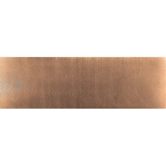 Textured Metal - Mini Wave - Bronze 22 gauge