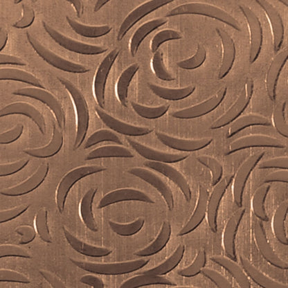 Textured Metal - Bed of Roses - Bronze 22 gauge