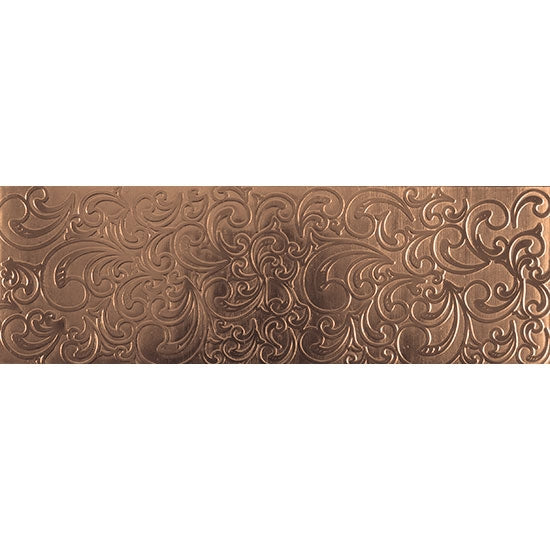 Textured Metal - Whirlwind - Bronze 22 gauge