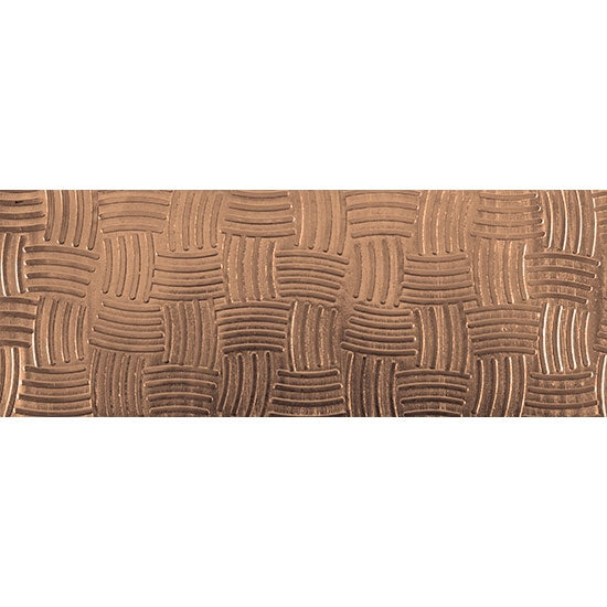 Textured Metal - Weave It - Bronze 22 gauge