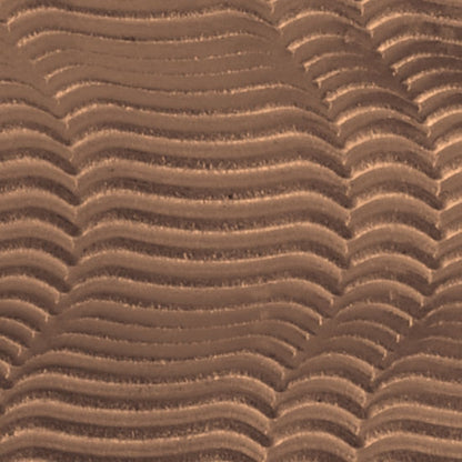 Textured Metal - Heat Wave - Bronze 22 gauge