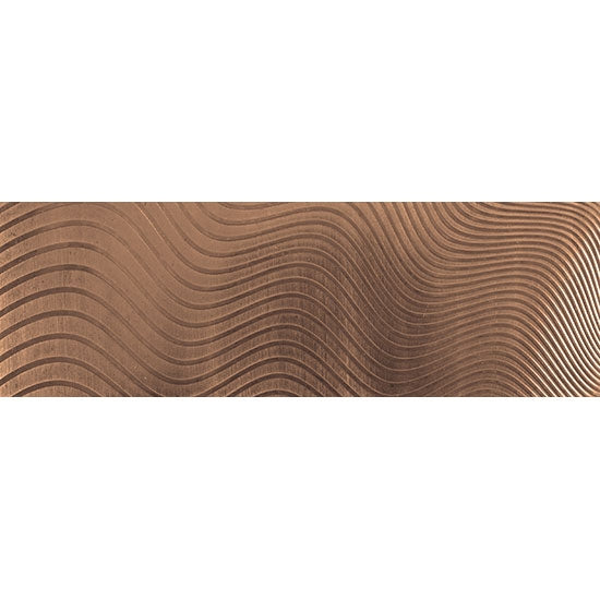 Textured Metal - Full Body Wave - Bronze 22 gauge