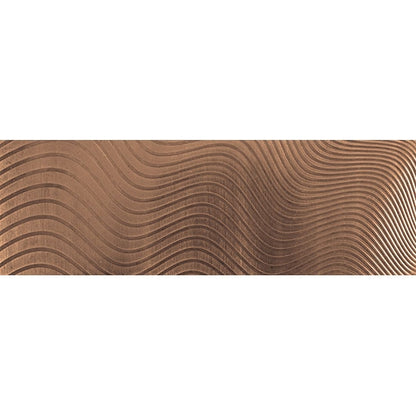Textured Metal - Full Body Wave - Bronze 22 gauge