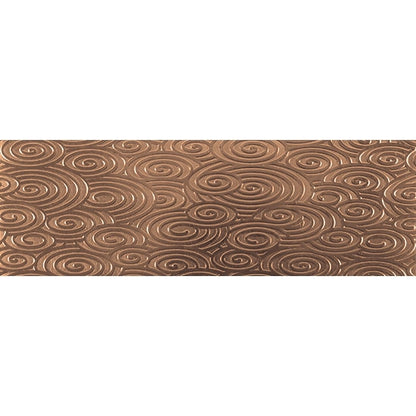 Textured Metal - Round About - Bronze 22 gauge